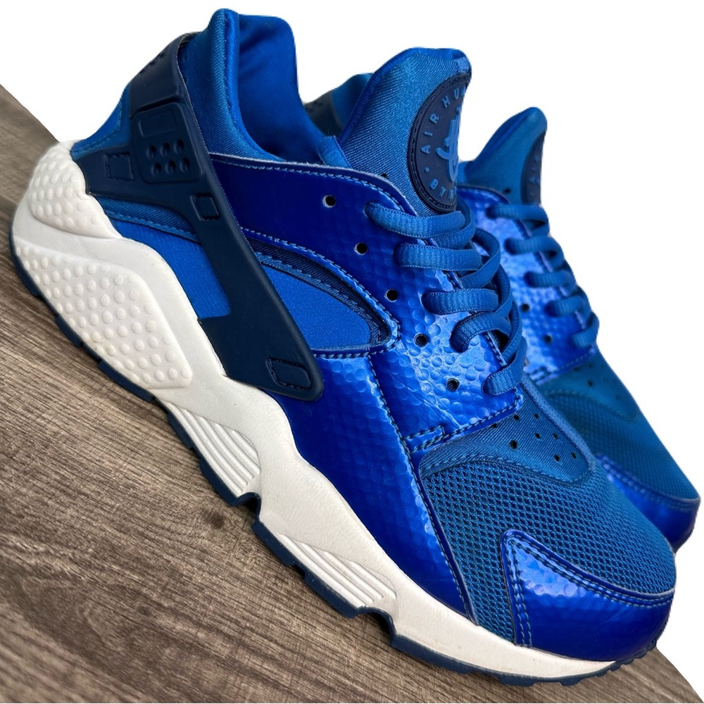 Rare Nike Air Huarache Run ‘Metallic Blue’ Running Shoes